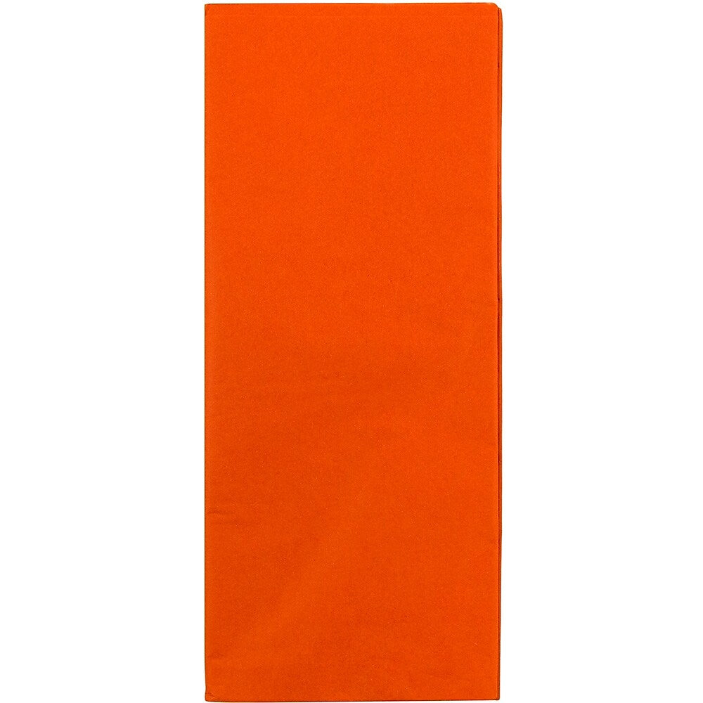 JAM Paper 20" x 26" Tissue Paper, Orange, 10 Sheets/Pack (1152361)