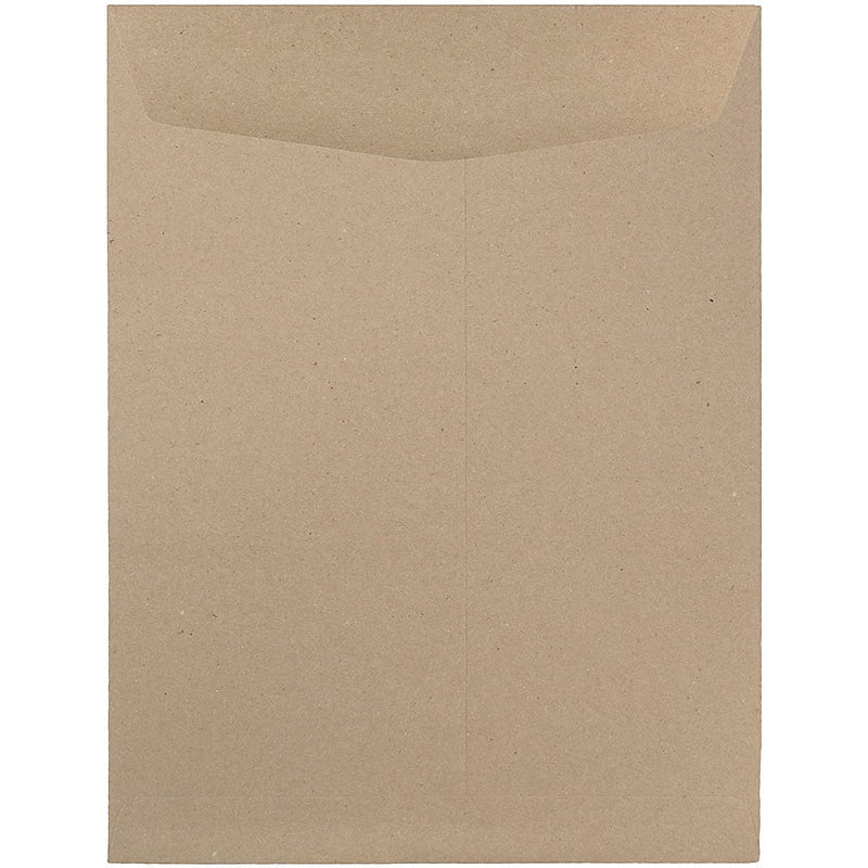 JAM Paper 9" x 12" Kraft Open End Catalog Envelopes, Brown Kraft Paper Bag, 10/Pack (38288)