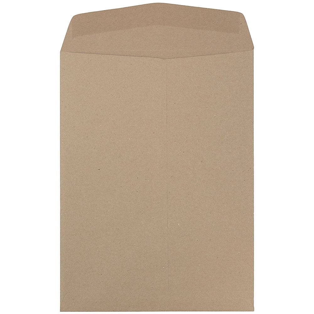 JAM Paper 10" x 13" Open End Catalog Envelopes, Brown Kraft Paper Bag, 10/Pack (6315603B)