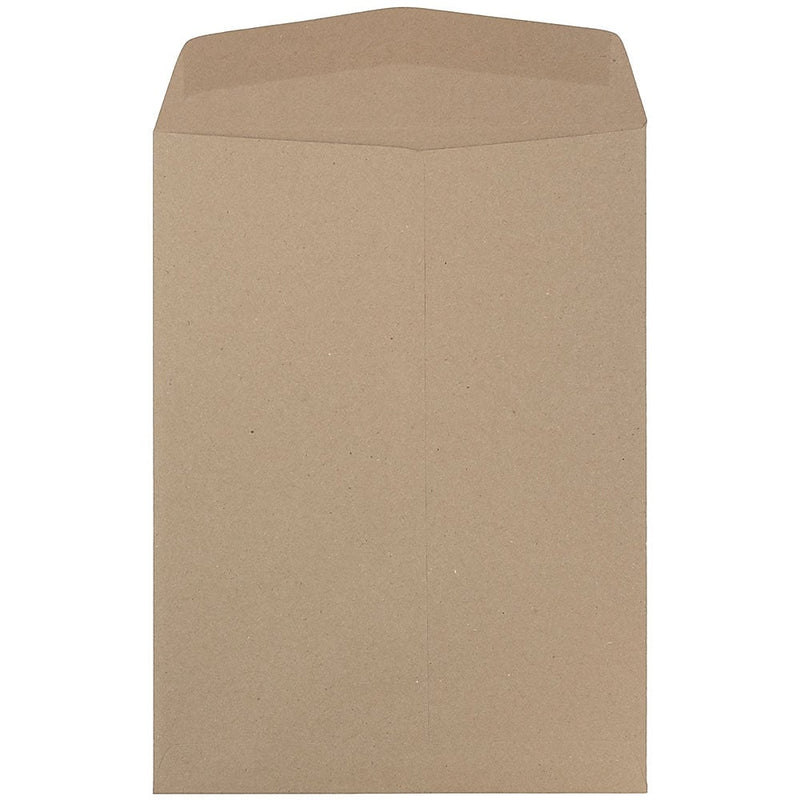 JAM Paper 10" x 13" Open End Catalog Envelopes, Brown Kraft Paper Bag, 10/Pack (6315603B)