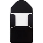 JAM Paper® Plastic Business Card Holder Case with Round Flap, Black Solid, Sold Individually (9167043)