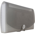 Jam Paper Plastic File Pocket, Check Size, Smoke Gray (221618981)