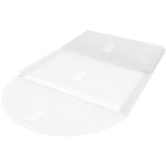 JAM Paper® 2 Pocket Plastic Envelope with Hook & Loop, Letter Open End, 9.5 x 11.5, Clear, Sold Individually (2163613478)