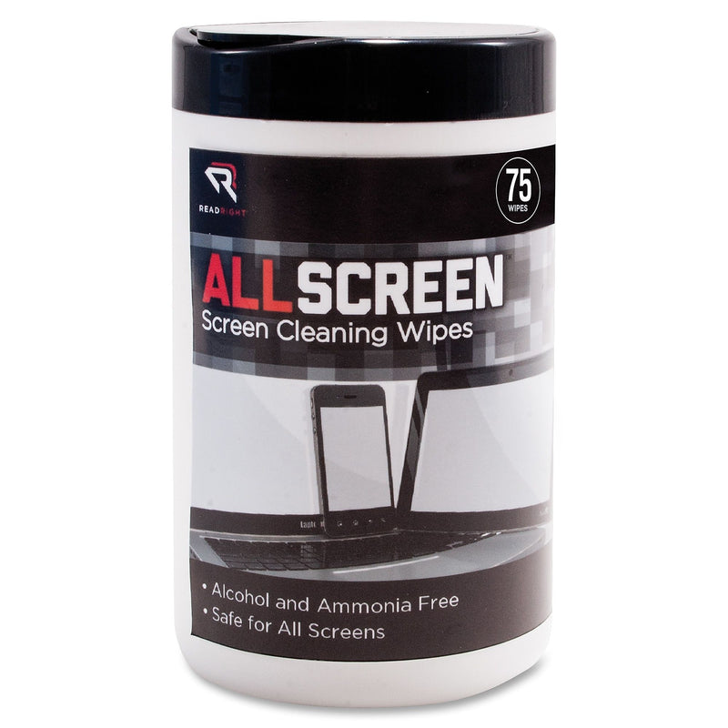 Advantus Cleaning Wipe, For Display Screen, Alcohol-free, Ammonia-free, 75, Assorted