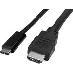 StarTech® CDP2HDMM2MB 6' USB-C to HDMI Male/Male Audio/Video Cable, Black