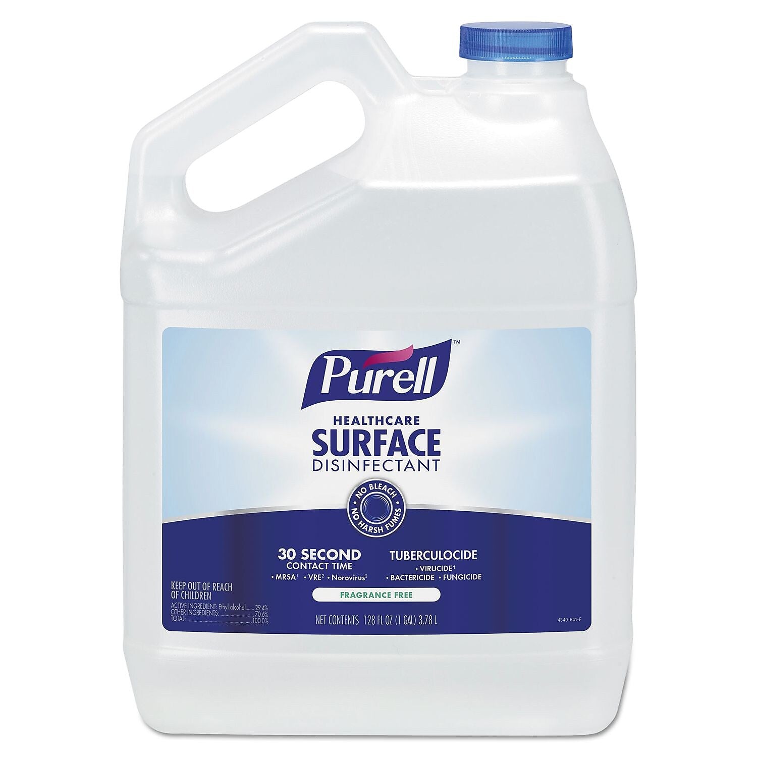 PURELL Healthcare Surface Disinfectant, Fragrance Free, 1 Gal Bottle, 4/carton