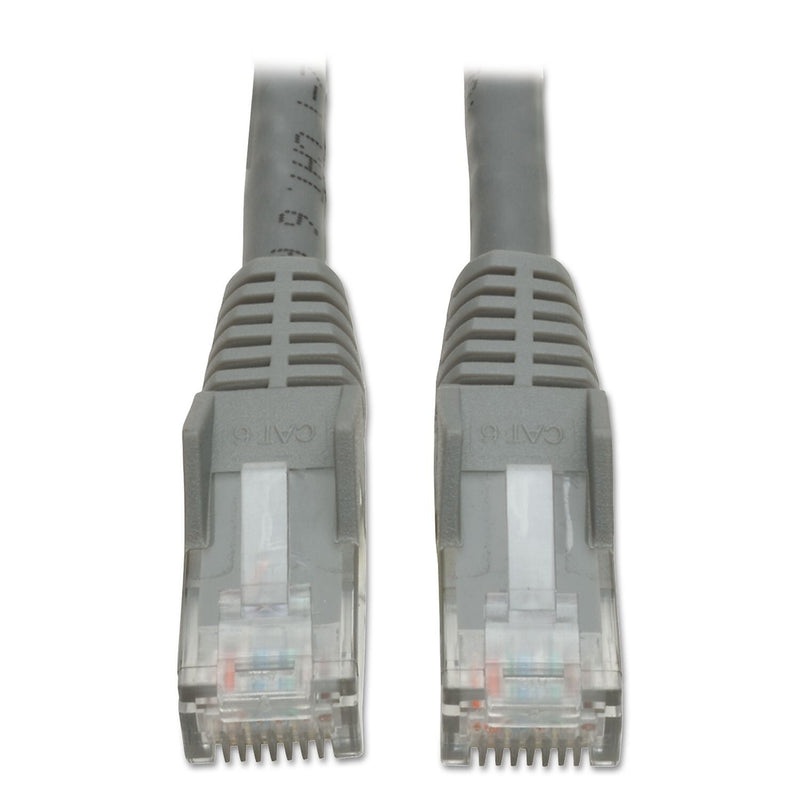Tripp Lite Cat6 Snagless Molded Patch Cable, 10 Ft, Gray