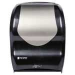 San Jamar Smart System With Iq Sensor Towel Dispenser, 16 1/2 X 9 3/4 X 12, Black/silver