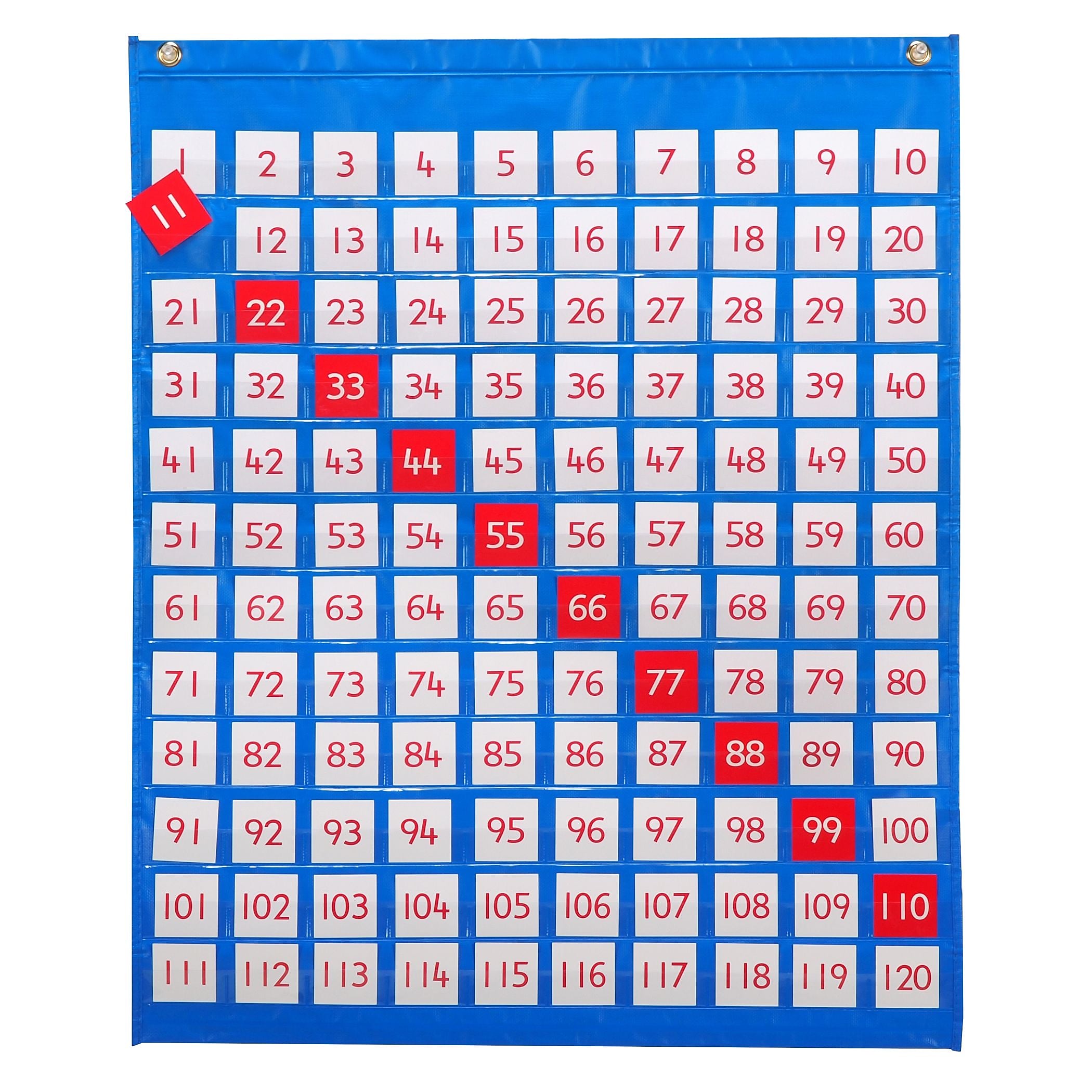 1–120 Pocket Chart