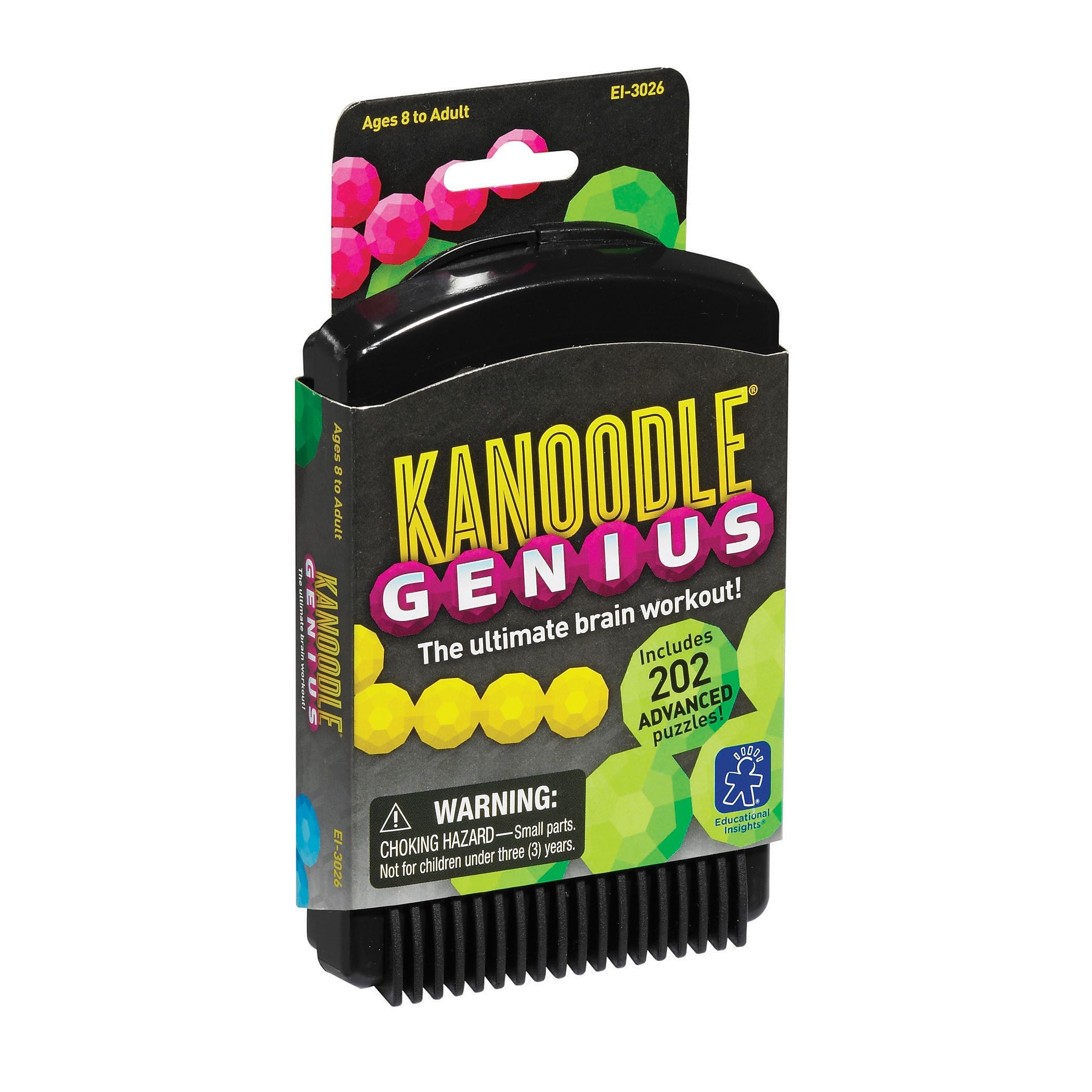 Educational Insights Kanoodle Genius, 3-D Puzzle Brain Teaser Game For Adults, Teens & Kids, Ages 8+ (3026)
