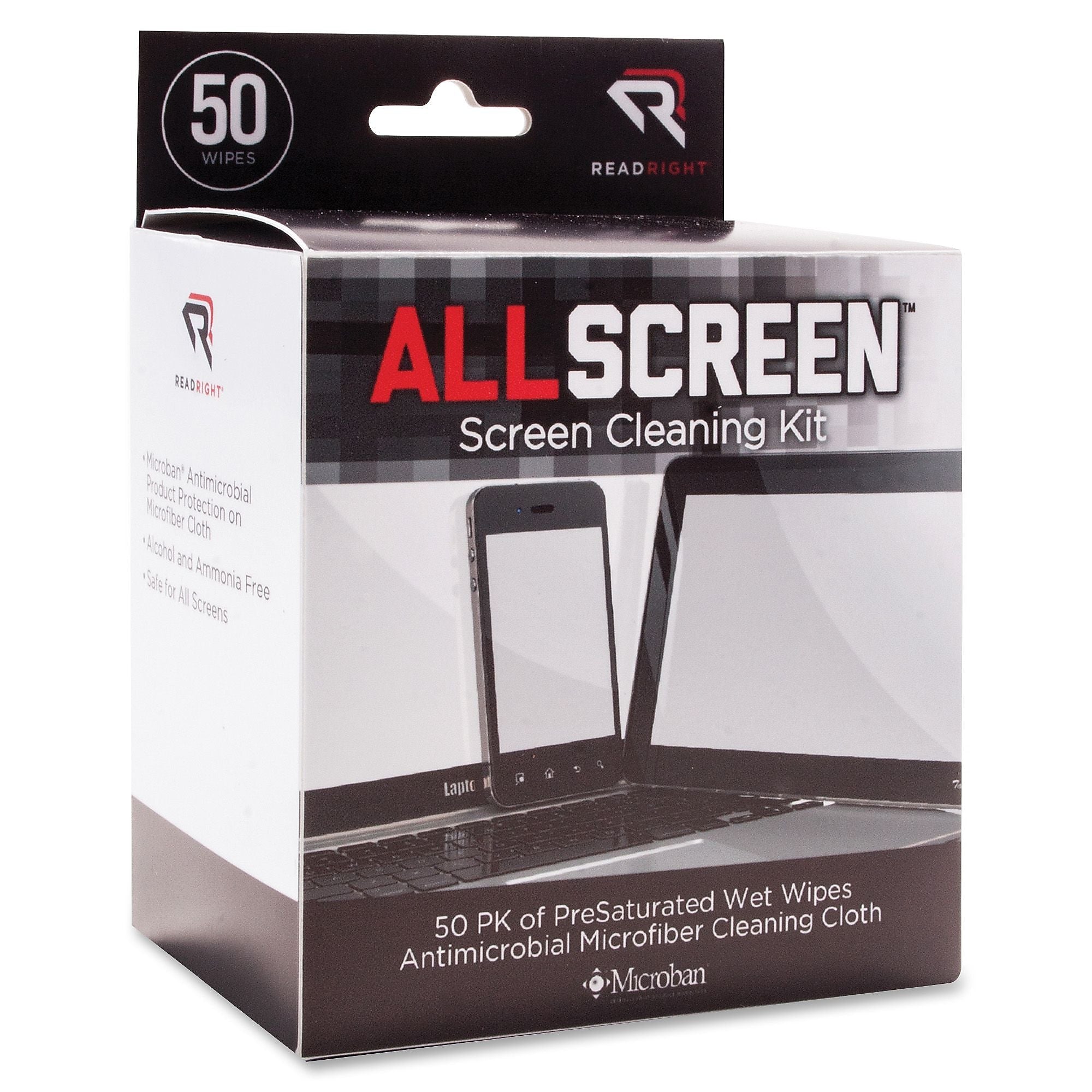 Advantus Cleaning Kit, For Display Screen, 50/Box