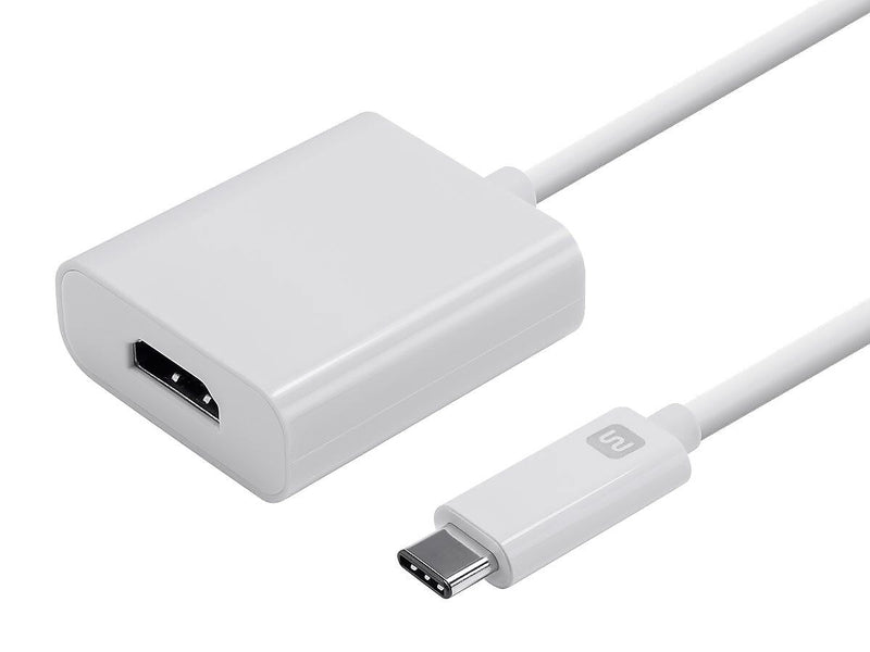 Monoprice Select Series USB-C to HDMI Adapter, White (133235)