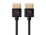 Monoprice Ultra Slim Series High Speed HDMI® Cable, 6ft Black