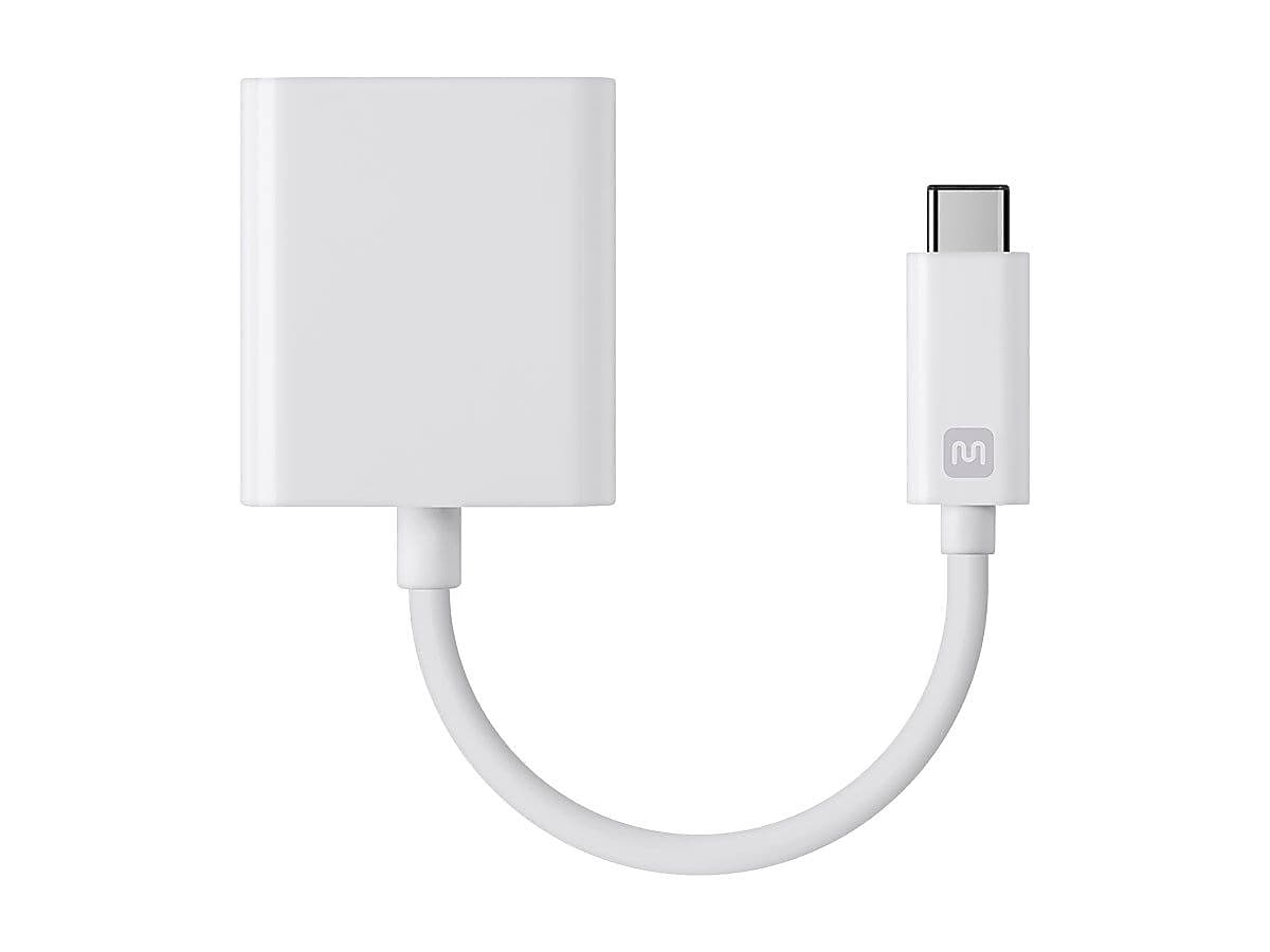 Monoprice Select Series USB-C to DisplayPort Adapter, White