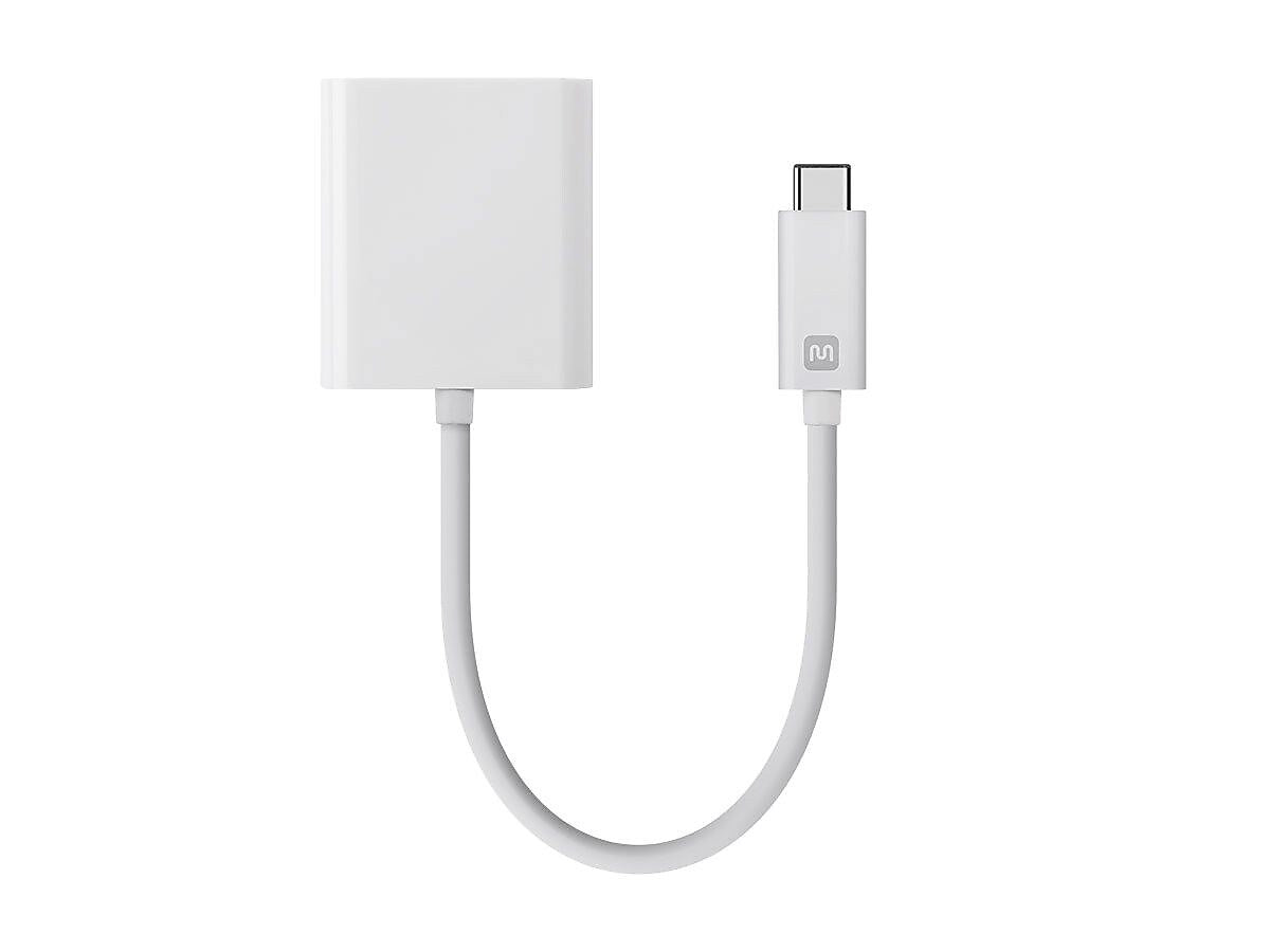 Monoprice Select Series USB-C to HDMI Adapter, White (133235)