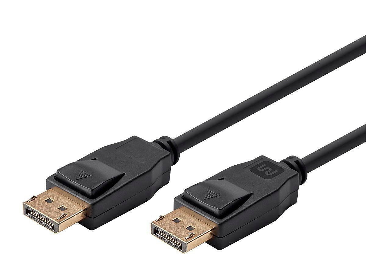 Monoprice Select Series 6' DisplayPort Video Cable, Male to Male, Black (113360)