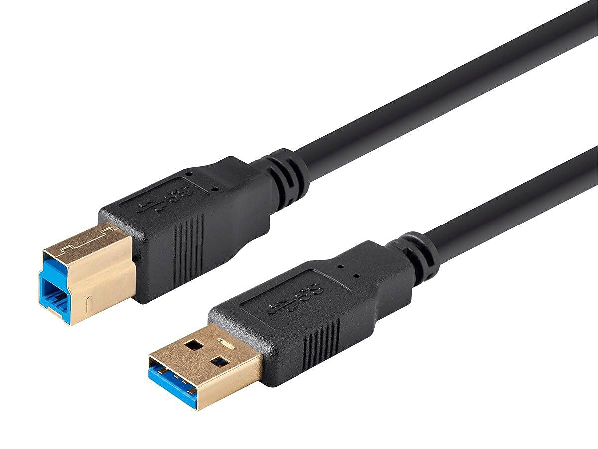 Monoprice Select Series 3' USB 3.0 A to B Cable, Black
