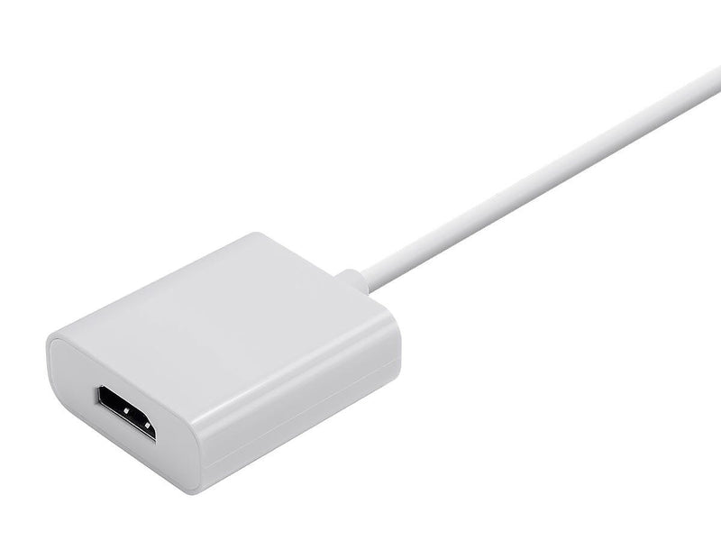 Monoprice Select Series USB-C to HDMI Adapter, White (133235)