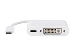 Monoprice Select Series USB-C to DVI & USB-C (F) Dual Port Adapter