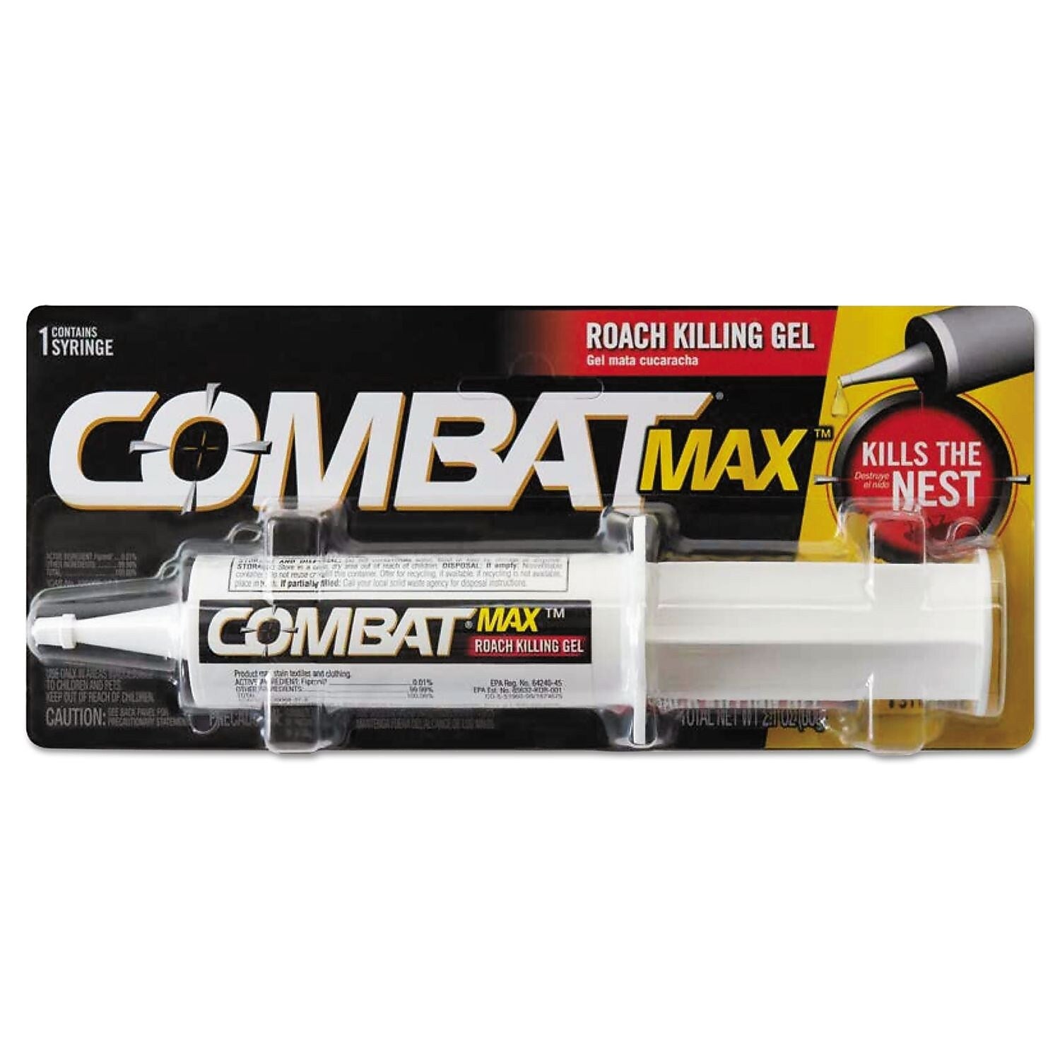Combat Source Kill Max Roach Killing Gel, 2.1 Oz Syringe