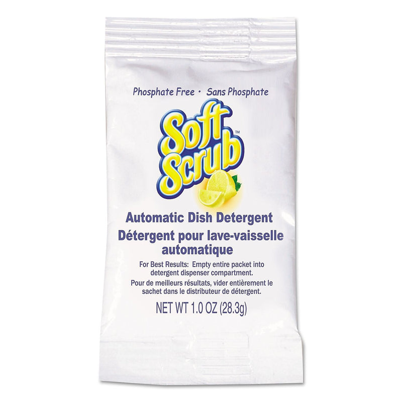 Soft Scrub Automatic Powder Dishwasher Detergent, Lemon Scent, 1 oz., (DIA10006)