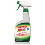 Spray Nine Multi-Purpose Cleaner & Disinfectant, 22 Oz, 12 Spray Bottles/carton