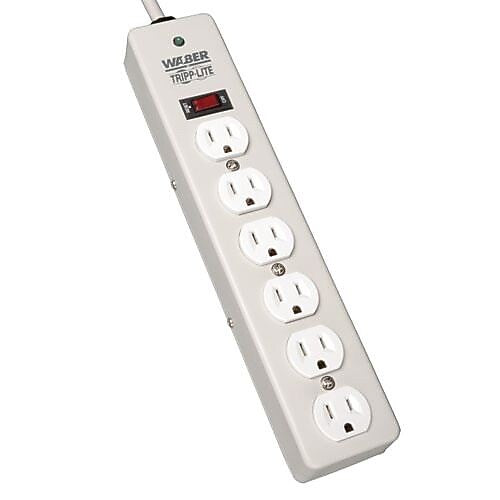 Tripp Lite Waber DG206 6 Outlet 1050 J Surge Protector, 6'