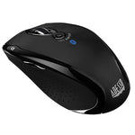 Adesso Ergo Mini Wireless Ergonomic Ambidextrous Optical Mouse, Black (IMOUSE S200B)