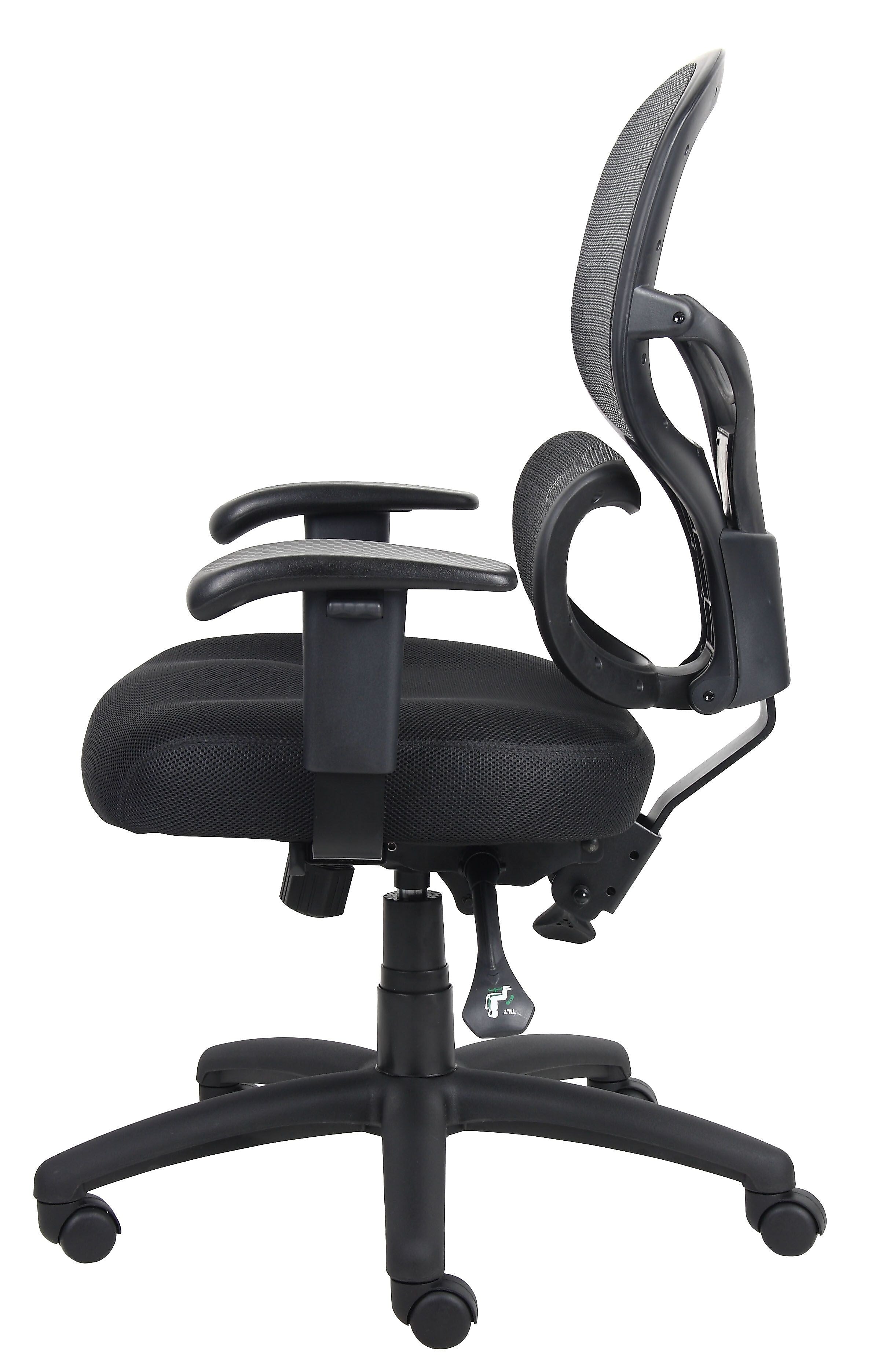 Boss Multi-Function Mesh Task Chair, Black (B6338)