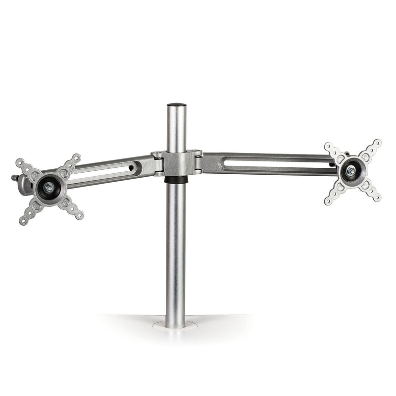 Fellowes Lotus Adjustable Monitor Arm, Up to 27" Monitor, Silver (8042901)
