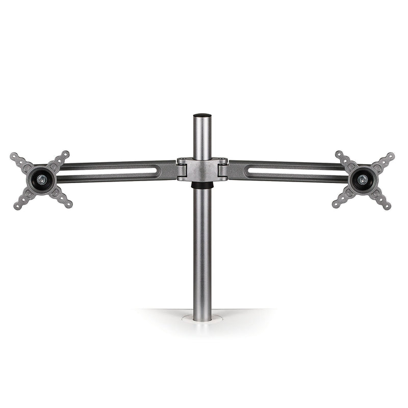 Fellowes Lotus Adjustable Monitor Arm, Up to 27" Monitor, Silver (8042901)