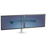 Fellowes Lotus Adjustable Monitor Arm, Up to 27" Monitor, Silver (8042901)