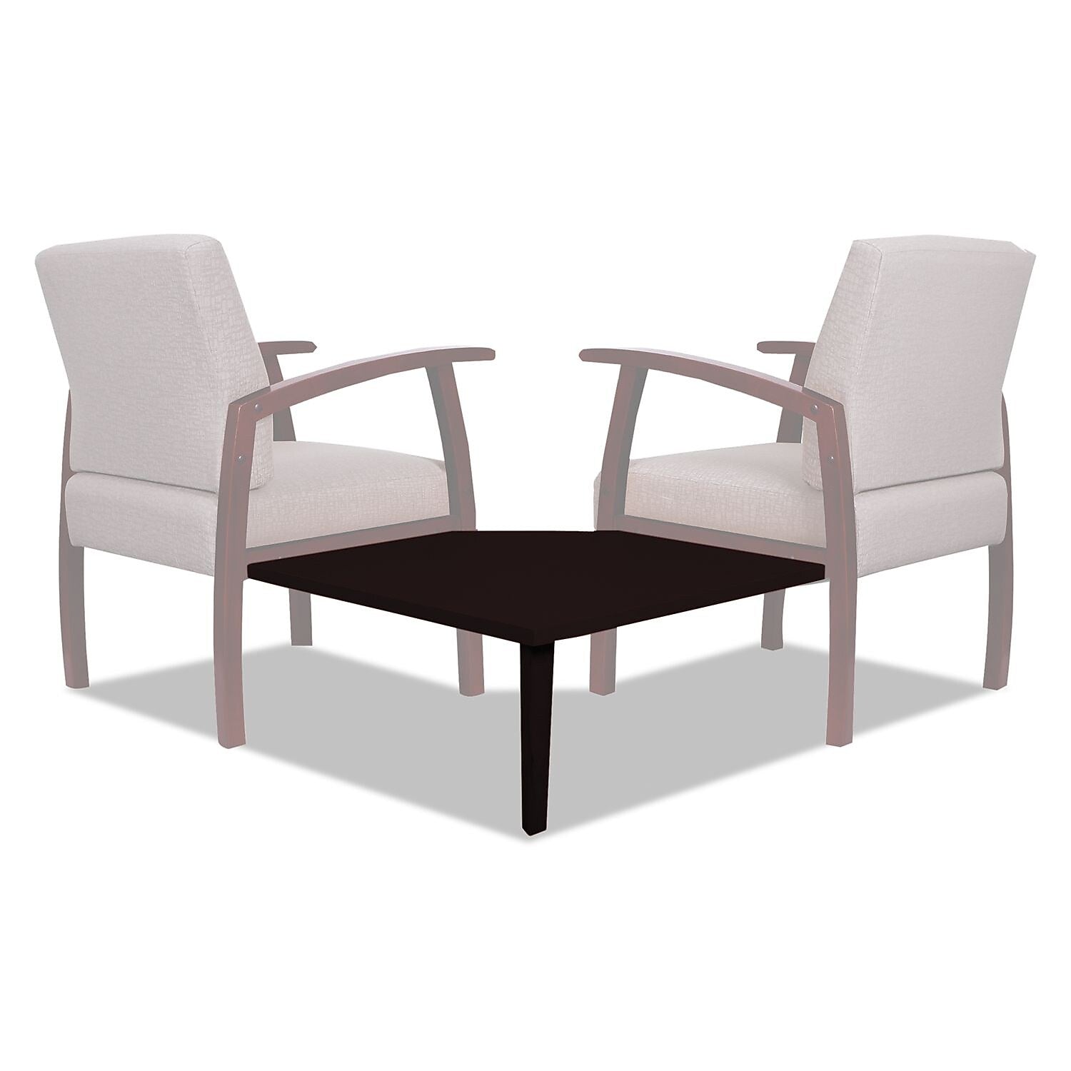 Alera® Reception Lounge 700 Series Gang Table , Corner , Mahogany