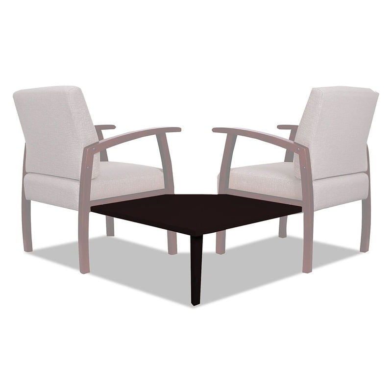 Alera® Reception Lounge 700 Series Gang Table , Corner , Mahogany