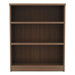 Alera Valencia Series Bookcase, 4-Shelf, 31-3/4"W, Modern Walnut