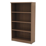 Alera® Valencia Series Bookcase, 5-Shelf, 31-3/4"W, Modern Walnut