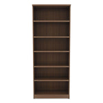 Alera® Valencia Round Conference Table w/Legs, Modern Walnut