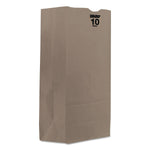 General Products #10 Paper Grocery Bag, 35lb White, Standard 6 5/16 X 4 3/16 X 12 3/8, 2000 Bags