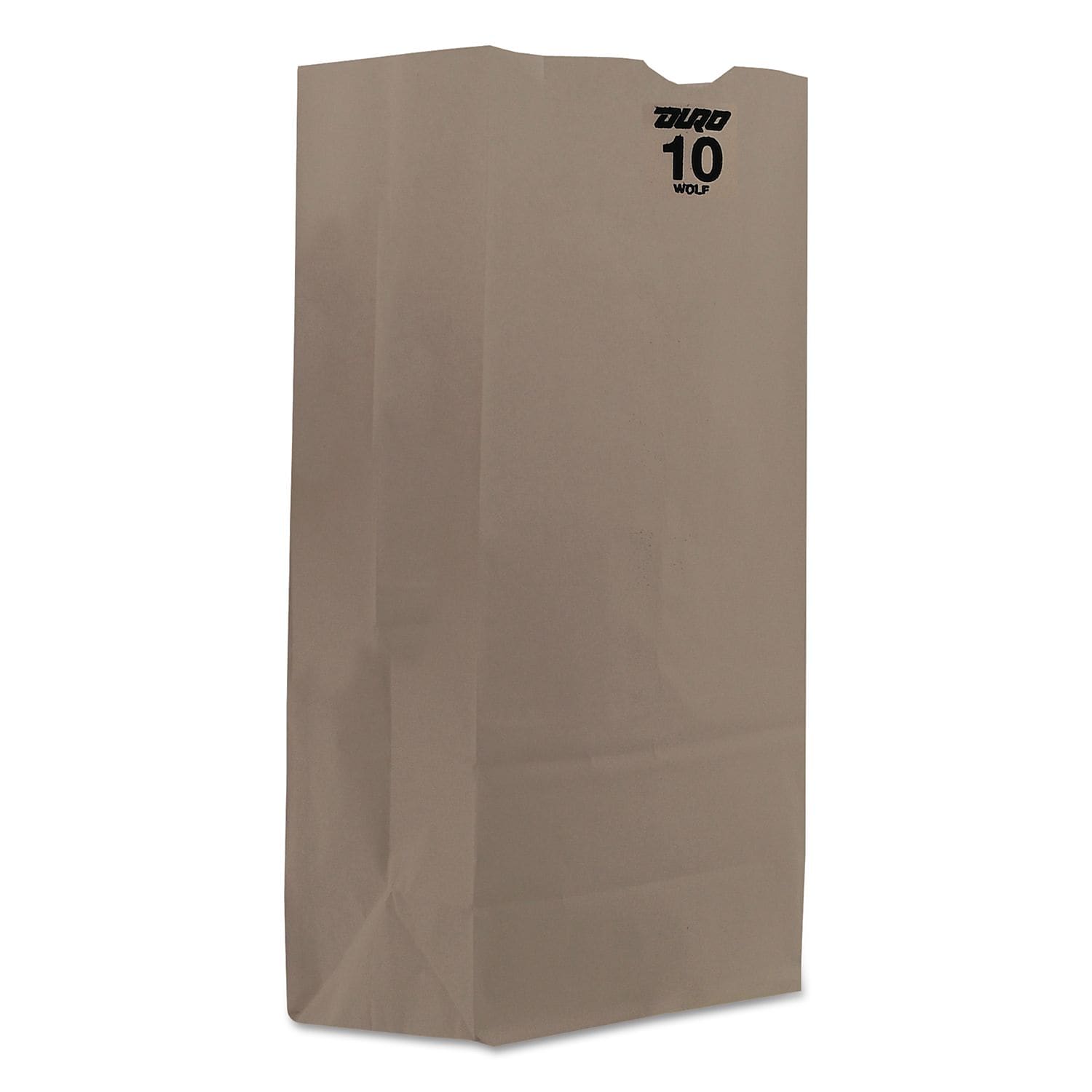 General Products #10 Paper Grocery Bag, 35lb White, Standard 6 5/16 X 4 3/16 X 12 3/8, 2000 Bags