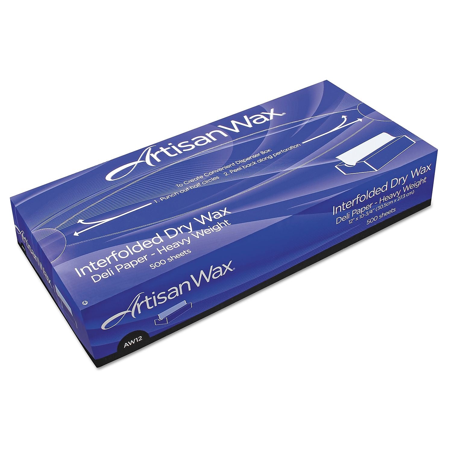 Bagcraft Papercon Dry Wax Paper, 8 X 10 3/4, White, 500/box, 12 Box/carton