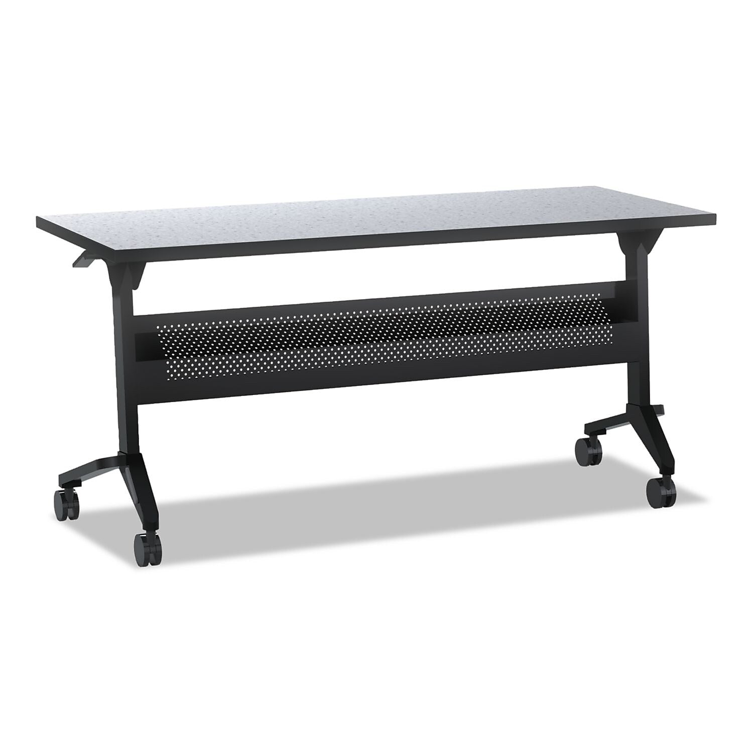 Safco FLIP-N-GO 60"W x 24"D 1" Thickness Table Top, Laminate, Folkstone (MLN2460TFLK4)