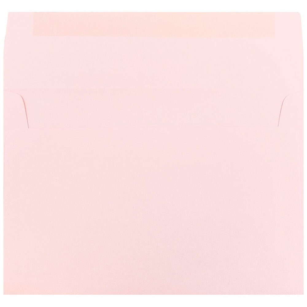 JAM Paper® A8 Invitation Envelopes, 5.5 x 8.125, Baby Pink, Bulk 1000/Carton (155629B)