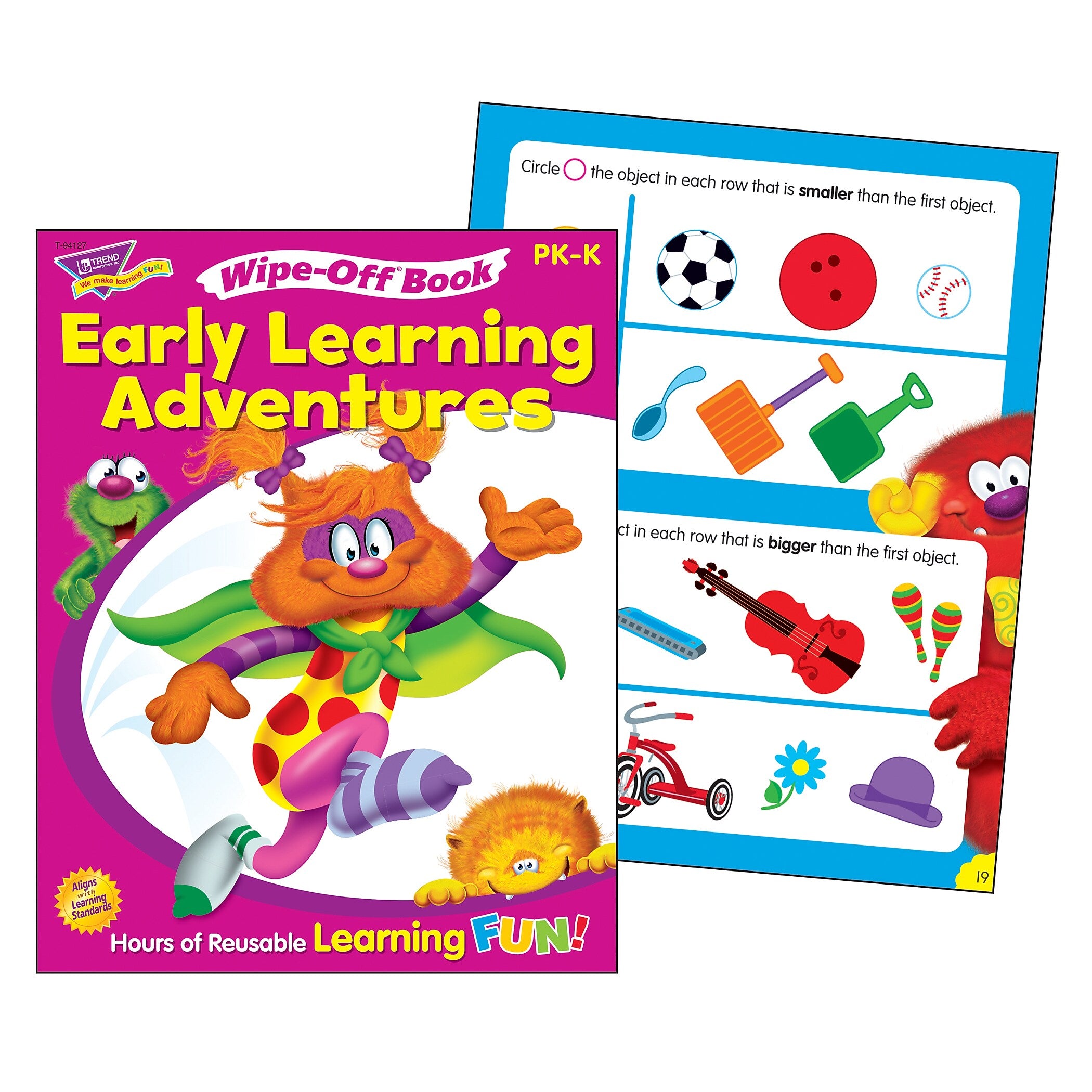 Trend Get Ready for Kindergarten 1 Wipe-Off Book (T-94127)