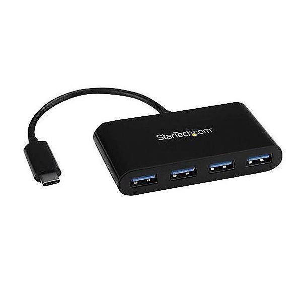 StarTech 1-Port USB 3.0 Hub, Black (HB30C4AB)