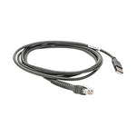 Zebra USB Type-A 7' Straight Shielded Cable, Gray (CBA-U21-S07ZBR)