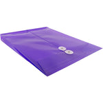 JAM Paper Plastic Document File, Letter, Purple, 12/Pack (118B1PU)
