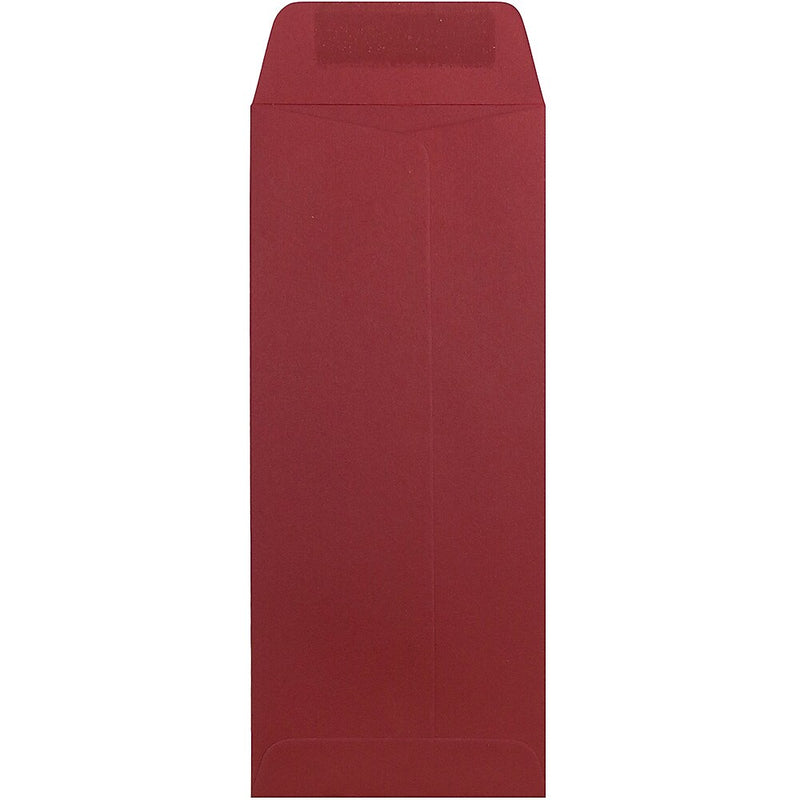 JAM Paper #10 Policy Business Envelopes, 4.125 x 9.5, Dark Red, 25/Pack (31511300)