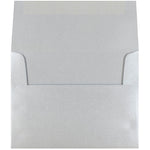 JAM Paper A2 Metallic Invitation Envelopes, 4.375 x 5.75, Stardream Silver, 25/Pack (GCST609)