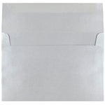 JAM Paper A8 Metallic Invitation Envelopes, 5.5 x 8.125, Stardream Silver, 25/Pack (V018294)