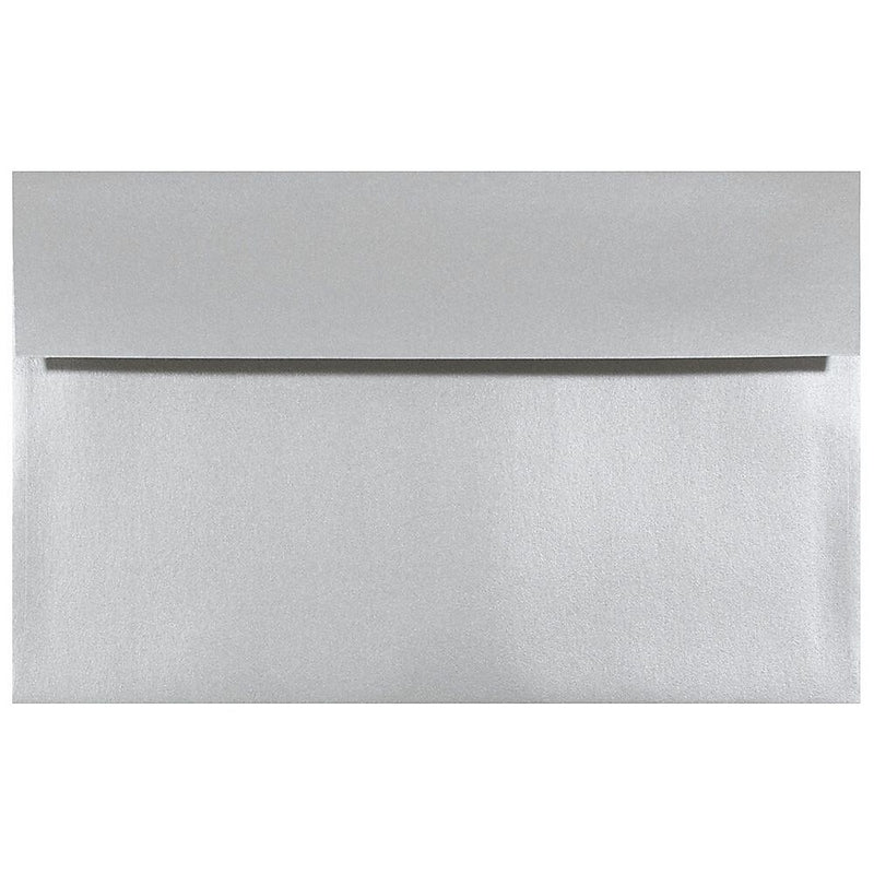 JAM Paper A10 Metallic Invitation Envelopes, 6 x 9.5, Stardream Silver, 25/Pack (SD5390 06)